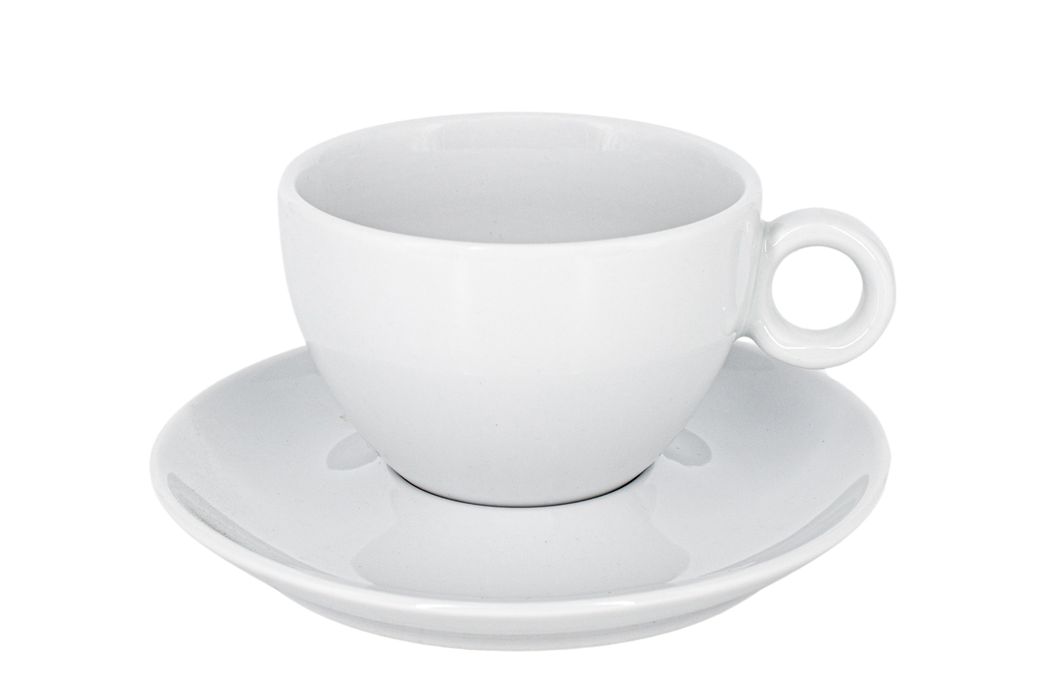 Cappuccinokop en schotel Roma - afbeelding 1