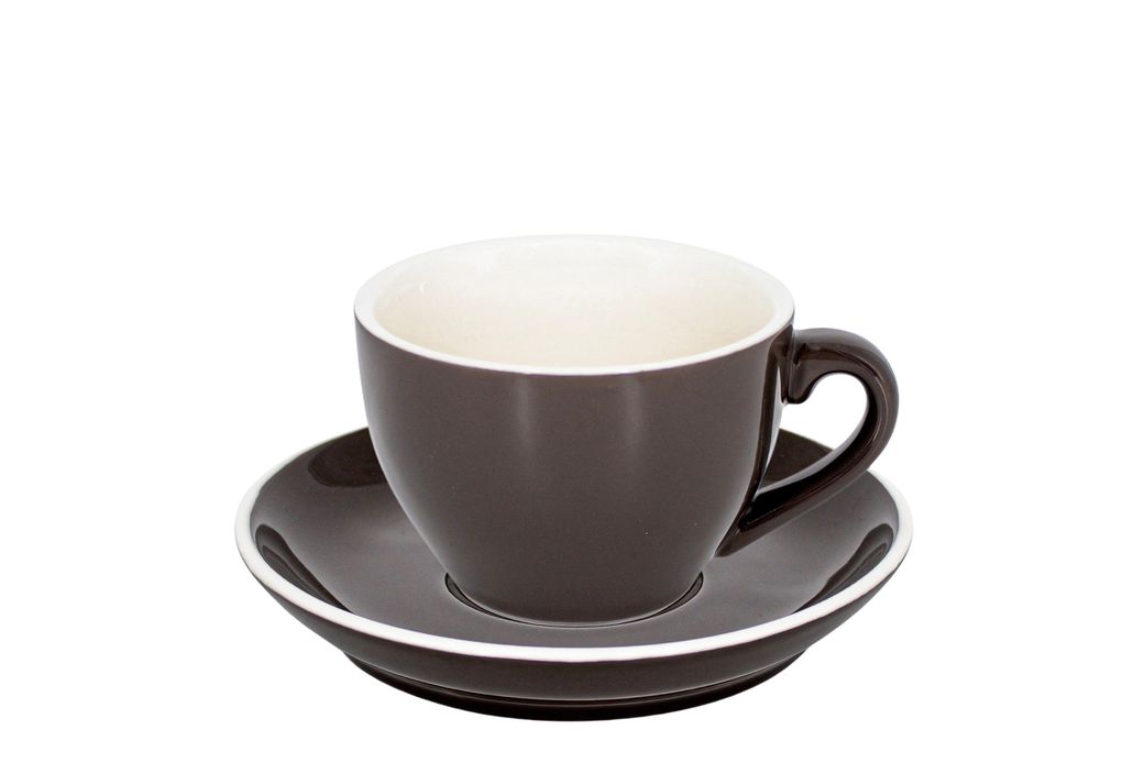 Cappuccinokop en Schotel Palmer Colors - afbeelding 1