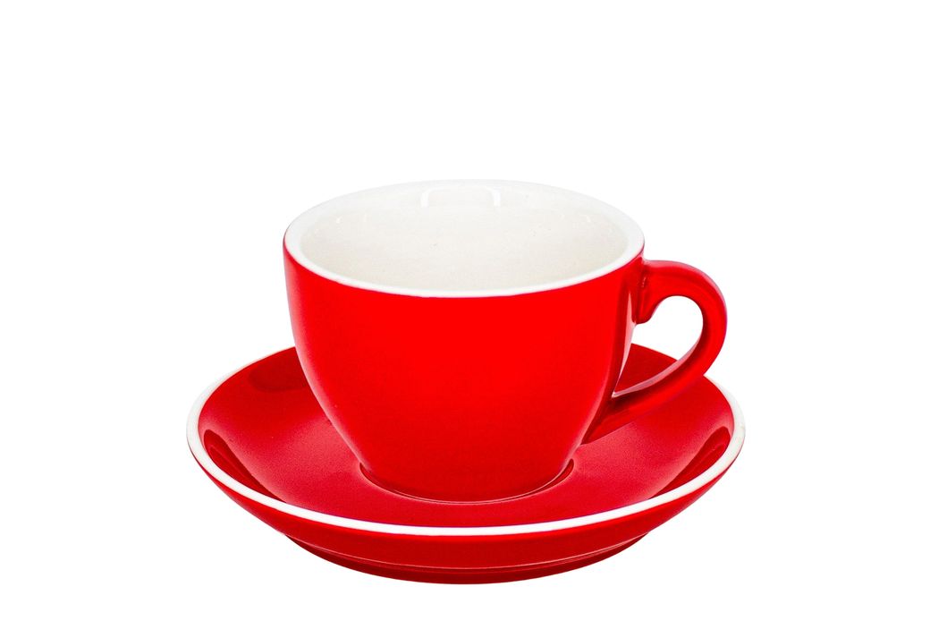 Cappuccinokop en Schotel Palmer Colors - afbeelding 1