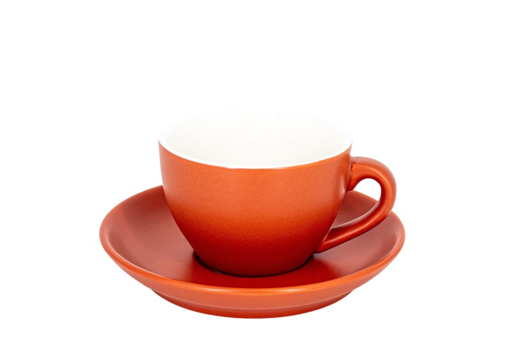 Cappuccinokop en Schotel Palmer Colors - afbeelding 1
