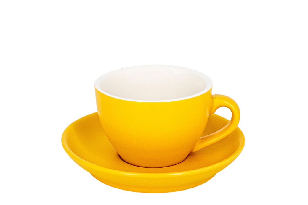 Cappuccinokop en Schotel Palmer Colors - afbeelding 1