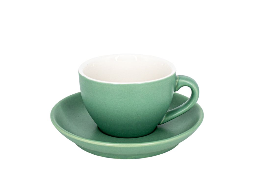 Cappuccinokop en Schotel Palmer Colors - afbeelding 1