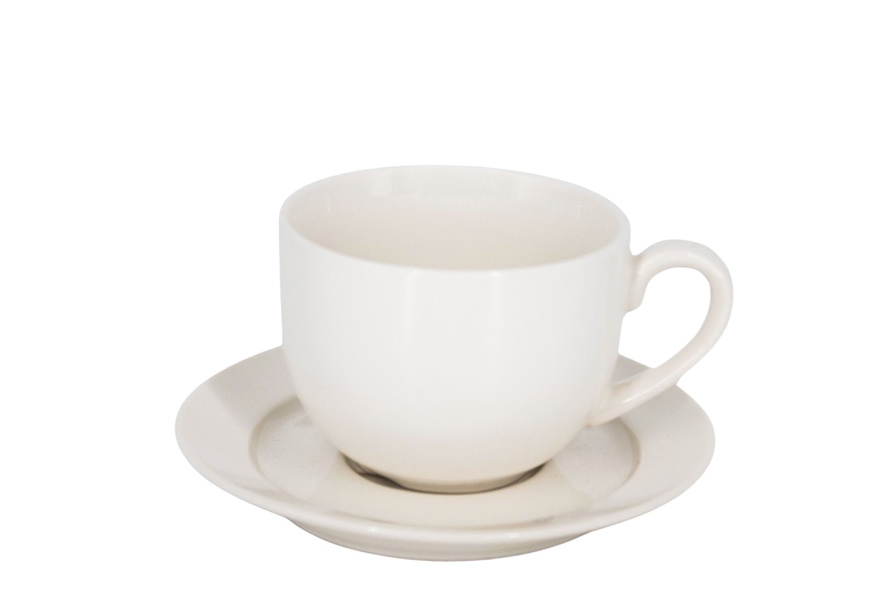 Cappuccinokop en Schotel Palmer Royal Ivory 21,5cl