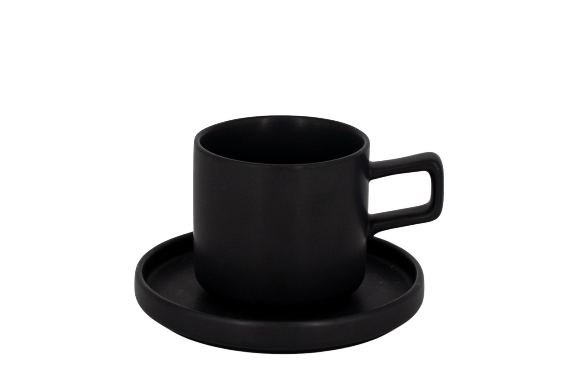 Espressokop en Schotel Bardolino 12cl mat