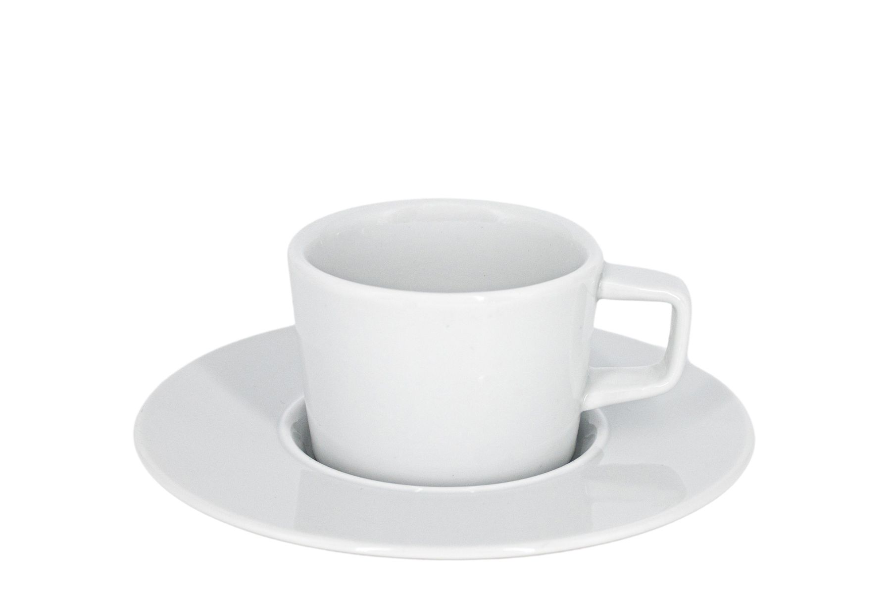 Koffiekop en Schotel Palmer White Delight 15cl