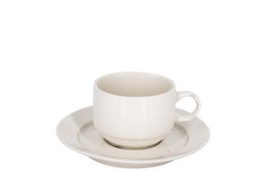 Koffiekop en Schotel Palmer Royal Ivory - afbeelding 1