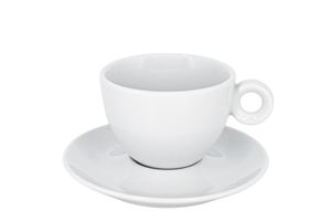Cappuccinokop en schotel Roma - afbeelding 1
