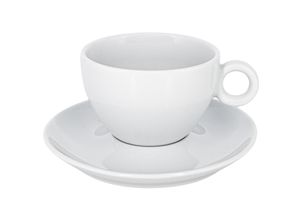 Cappuccinokop en schotel Roma - afbeelding 1