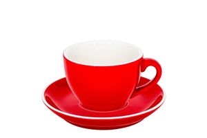 Cappuccinokop en Schotel Palmer Colors - afbeelding 1