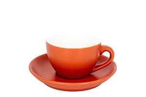 Cappuccinokop en Schotel Palmer Colors - afbeelding 1