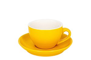 Cappuccinokop en Schotel Palmer Colors - afbeelding 1