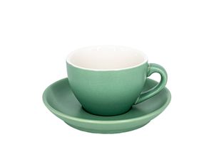 Cappuccinokop en Schotel Palmer Colors - afbeelding 1