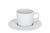 Cappuccinokop en Schotel Palmer White Delight - 18cl