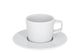 Cappuccinokop en Schotel Palmer White Delight - 18cl