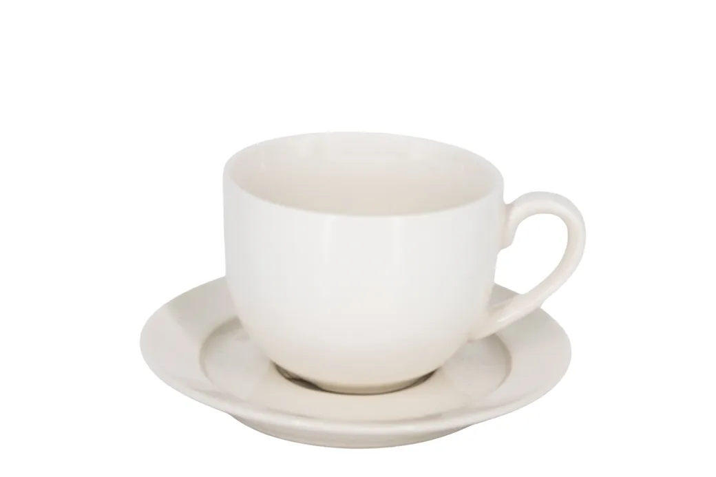 Cappuccinokop en Schotel Palmer Royal Ivory - afbeelding 1