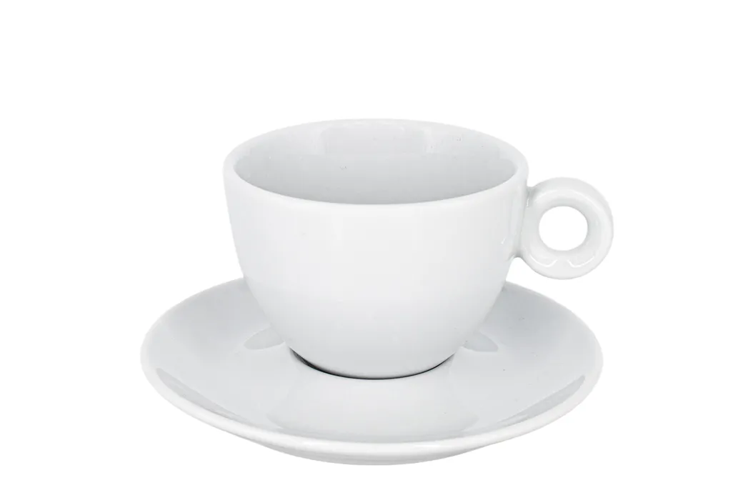 Cappuccinokop en schotel Roma - afbeelding 1