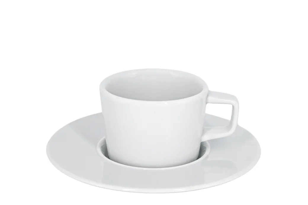 Koffiekop en Schotel Palmer White Delight - afbeelding 1