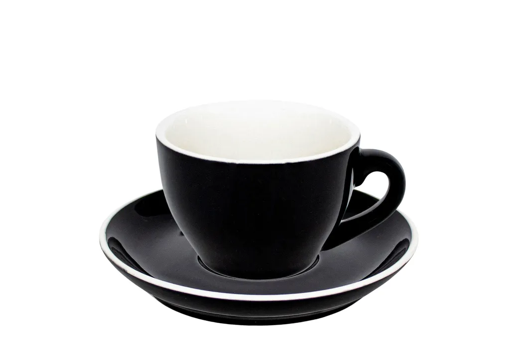 Cappuccinokop en Schotel Palmer Colors - afbeelding 1