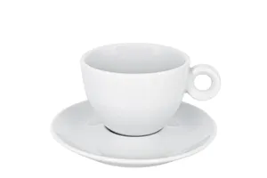 Cappuccinokop en schotel Roma - afbeelding 1