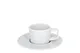 Espressokop en Schotel Palmer White Delight - 7cl