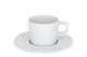 Cappuccinokop en Schotel Palmer White Delight - 18cl